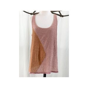 Metallic Racerback Tank by Chloé